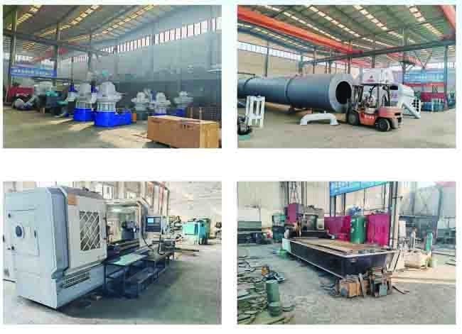 2.2-3kw Biomass Pellet sản xuất dây chuyền Chips gỗ 1-2 tấn / giờ