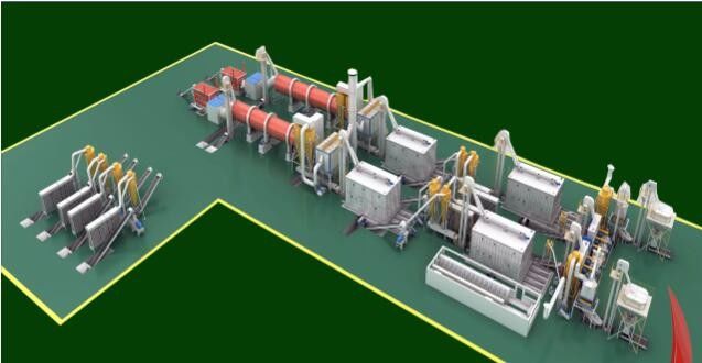 1.1-1.3t/M3 Density Biomass Pellet Production Line 2-12mm